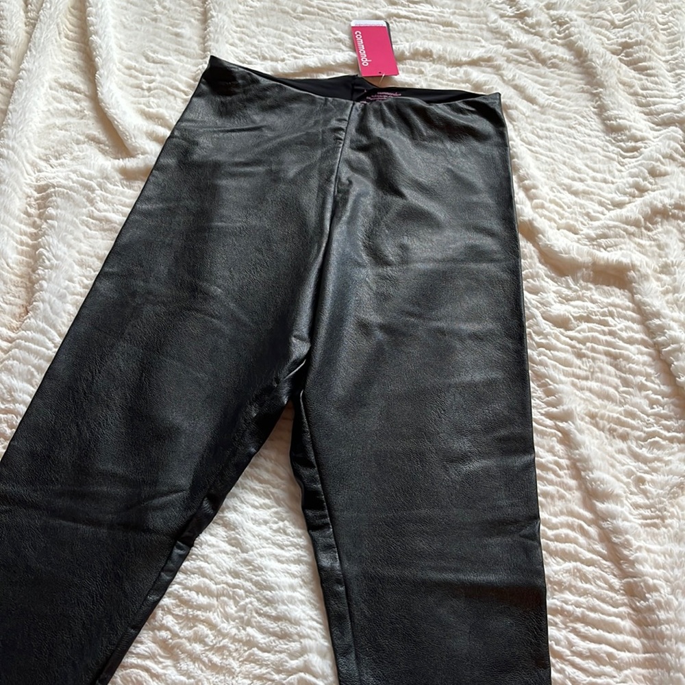 Commando High Rise Leather Leggings